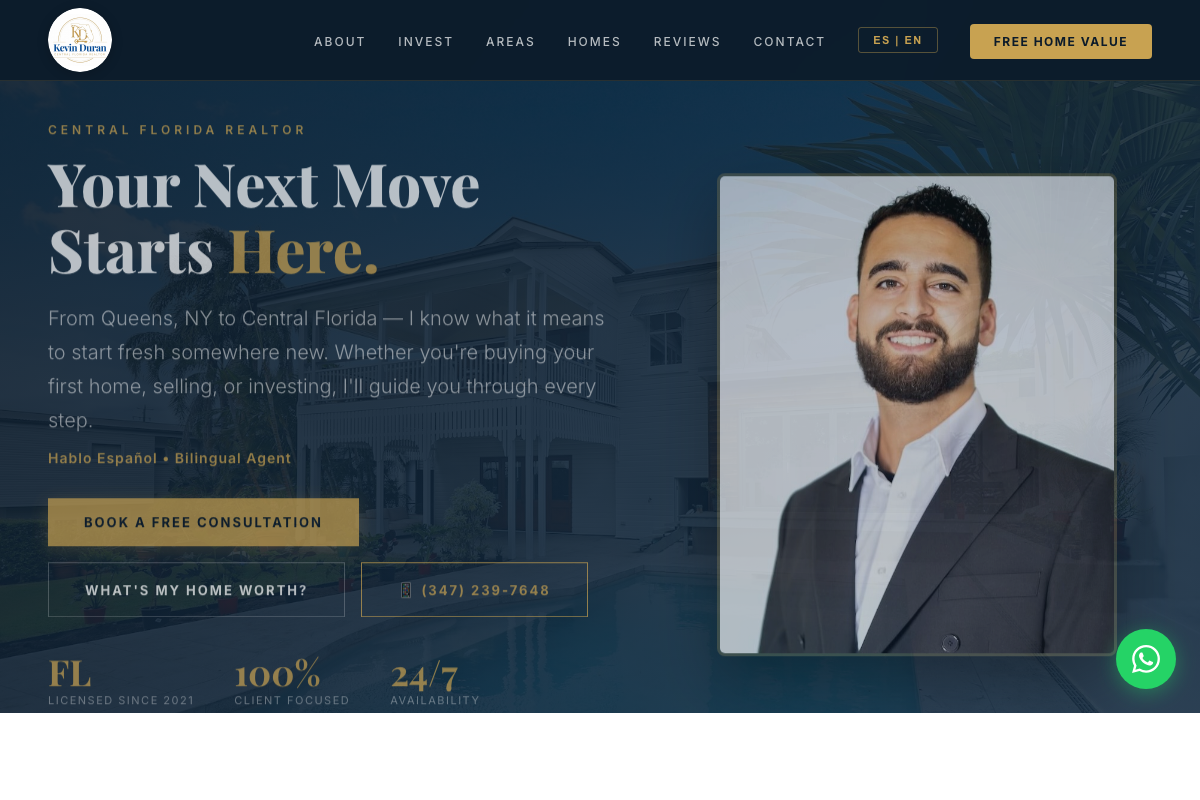 Kevin Duran Realty website